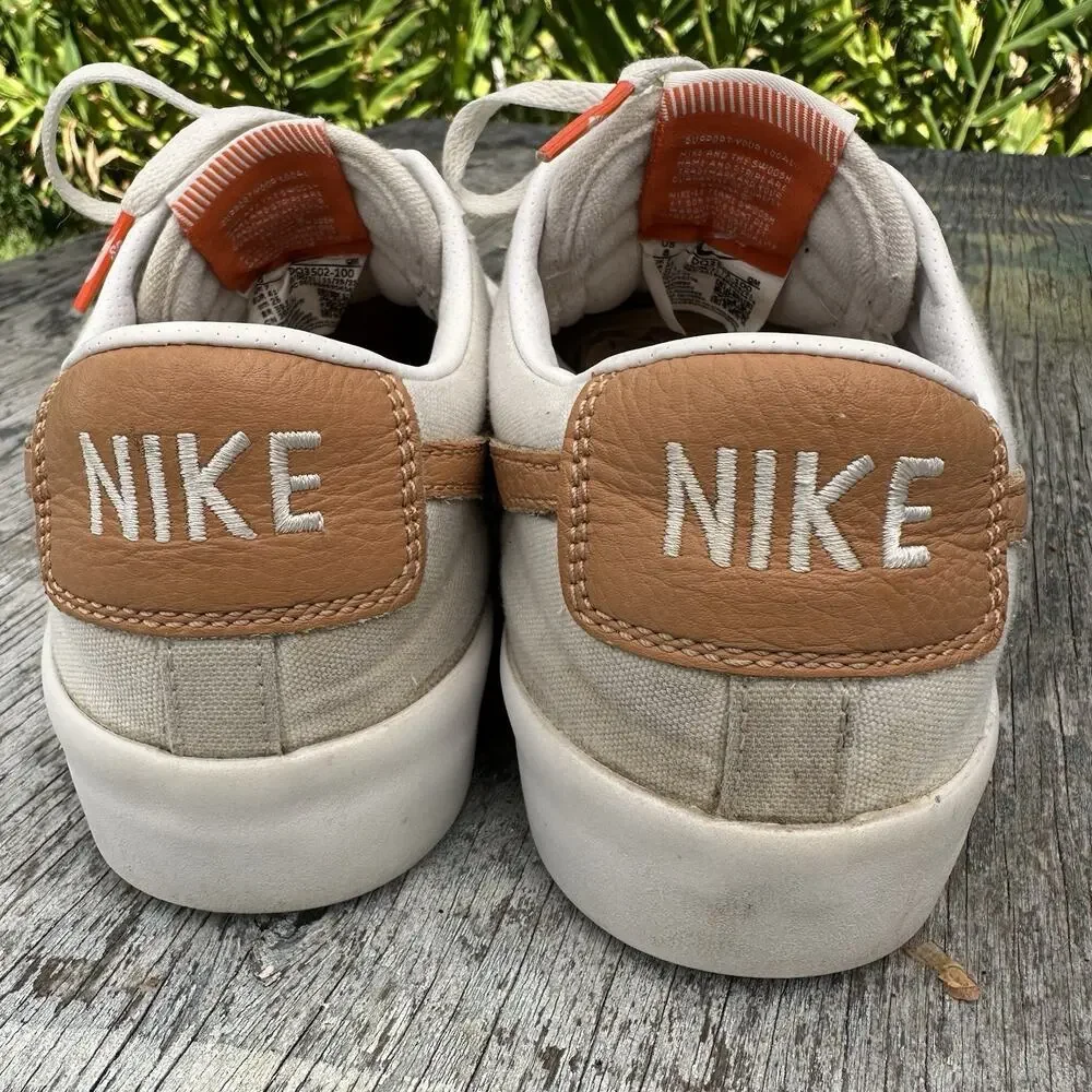Nike SB Orange Label Zoom Blazer Low Iso White Men's 8 Skateboard Shoes GT - BP
